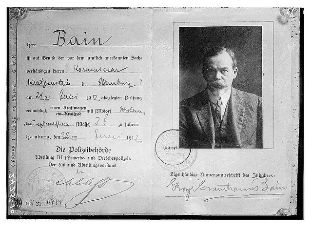 German drivers license - Bain (LOC)