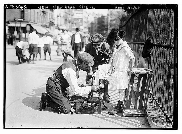 Jew[ish] New Year - boot black (LOC)