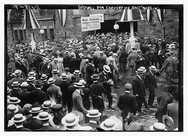 Entrance Dem. Convention - Baltimore, Md. (LOC)