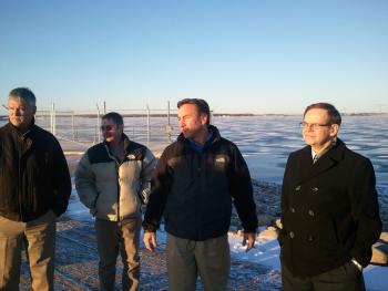 Rick Berg Visits Devils Lake