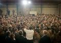 President Obama speaks to troops on Bagram Air Field