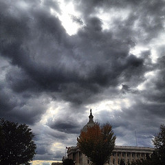 Windy November afternoon at the Capitol.
