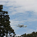 Shuttle Discovery over the Capitol Grounds