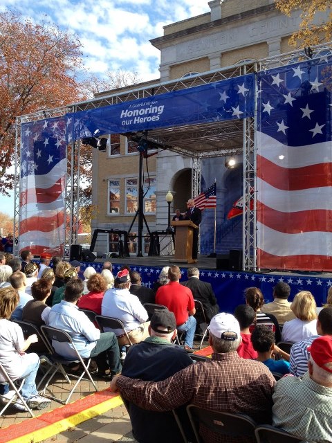 Photo: I'm in Bentonville celebrating Veterans Day with Senator John McCain and Walmart. Thank you for your service!