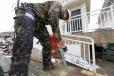 Marines help residents after Hurricane Sandy