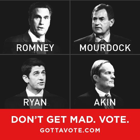 Photo: If you don't want these Republican men to dictate what a woman can do with her own body, VOTE. http://www.gottavote.com