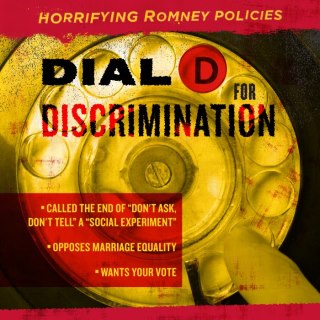 Photo: The frightening truth about Mitt Romney's stance on LGBT equality: http://OFA.BO/Horrifying