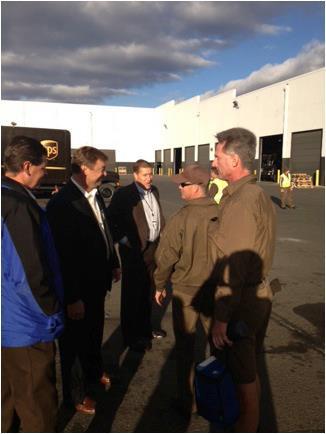 Photo: Had a great time meeting with all of the hard-working preloaders and drivers at UPS in Sparks this morning.