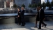 President Barack Obama And First Lady Michelle Obama, Walk With Former President George W. Bush And Former First Lady Laura Bush