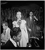 [Portrait of Deryk Sampson, Lynn Carver, Justin Arndt, and Clair Dorward, Famous Door, New York, N.Y., ca. Sept. 1947] (LOC) by The Library of Congress