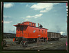 C & NW RR, putting the finishing touches on a rebuilt caboose at the rip tracks at Proviso yard, Chicago, Ill. (LOC) by The Library of Congress