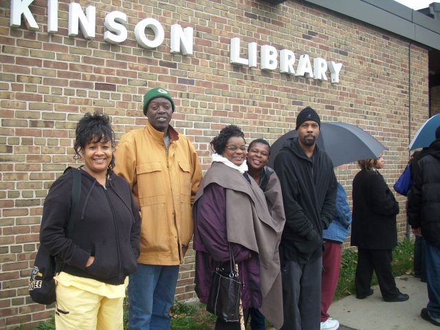 Photo: Have you voted yet? I have! The polls close at 8pm in Wisconsin. Don't be silenced. Vote!