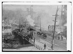 General view of fire, Bangor, Me. (LOC)