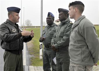 Gabon airmen visit 17th AF