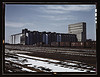 The giant 10 million bushel grain elevator of the Santa Fe R.R., Kansas (LOC) by The Library of Congress