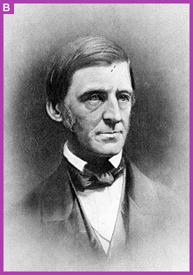 Ralph Waldo Emerson, head-and-shoulders portrait, facing right. 1884. Prints and Photographs Division. Reproduction Information: Reproduction No.: LC-USZ62-116399 (b&w film copy neg.); Call No.: BIOG FILE - Emerson, Ralph Waldo, 1803-1882 <item> [P&P]