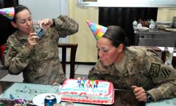 A family birthday in Afghanistan