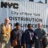 FEMA workers at Disaster Distribution Center in Coney Island, NY [Image 1 of 8]