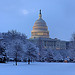 Snow at the U.S. Capitol Building