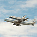 Shuttle Discovery in Washington, D.C.
