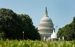 The U.S. Capitol and Senate Fountain