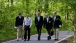 President Obama Walks With Staff