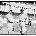 [Bill Carrigan (Boston AL) & Chief Meyers (New York NL) during World Series at Polo Grounds, NY, 1912 (baseball)] (LOC)