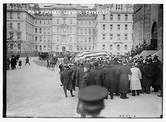 Reid funeral leaving cathedral (LOC)