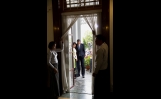 President Barack Obama Walks With Burmese Opposition Leader Aung San Suu Kyi