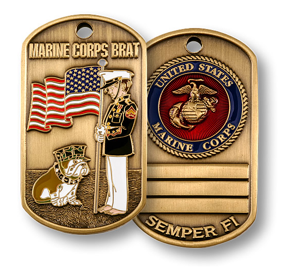 Marine Corps Brat Dog Tag