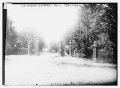 Gettysburg - Entrance Nat'l Cemetery (LOC)