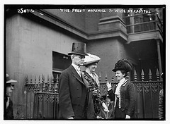 V.P. Marshall and wife at Capitol (LOC)