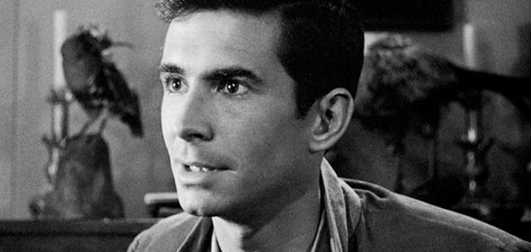 The actor Anthony Perkins in a scene from Psycho, an Alfred Hitchcock film