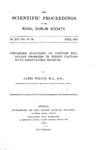 Scientific Proceedings of the Royal Dublin Society, Simplified Solutions of Certain Mendelian Problems in which factors have inseparable effects