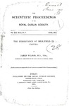 Scientific Proceedings of the Royal Dublin Society; The Inheritance of Milk Yield in Cattle