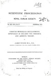 Scientific Proceedings of the Royal Dublin Society;  Unsound Mendelian Developments Especially as Regards the Presence and Absence Theory