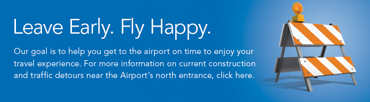 Leave Early. Fly Happy. Homepage Banner