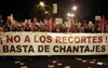 Anti-Austerity strike in Madrid