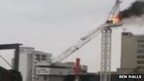 Crane collapsing - picture courtesy Ben Halls