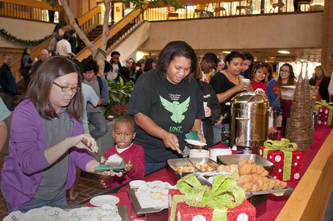 Annual holiday tree lighting