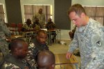 Security assistance team trains troops in Africa