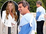 Survivor: Elle Macpherson's ex Jeffrey Soffer emerged in Miami on Thursday following a horror helicopter accident on Thanksgiving 