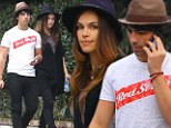 Joe Jonas is spotted out with his new girlfriend, model and artist Blanda Eggenschwiler in Los Angeles on Wednesday