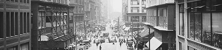 Madison Ave., Chicago, IL, ca. 1915.