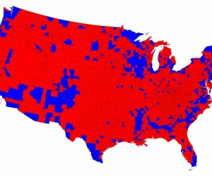 Conservative Red States Majority