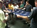 Flag folding