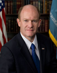 Official Portrait of Senator Chris Coons