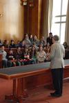 Sen. Alexander visits with students from Father Ryan’s High School during their visit to Washington.