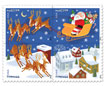 Image of Santa and Sleigh Forever stamp.