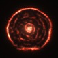 Spiral Shell Sheds Light on Red Giant Star's Recent Convulsive History